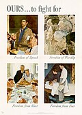 Four Freedoms composite poster (1943)
