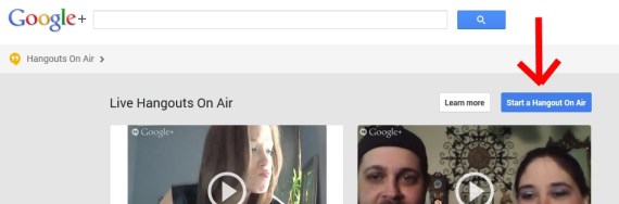 Image 2 - Start a Hangout on Air Image 2 - Start a Hangout on Air