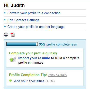 LinkedIn-Profile