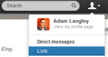 create a twitter list
